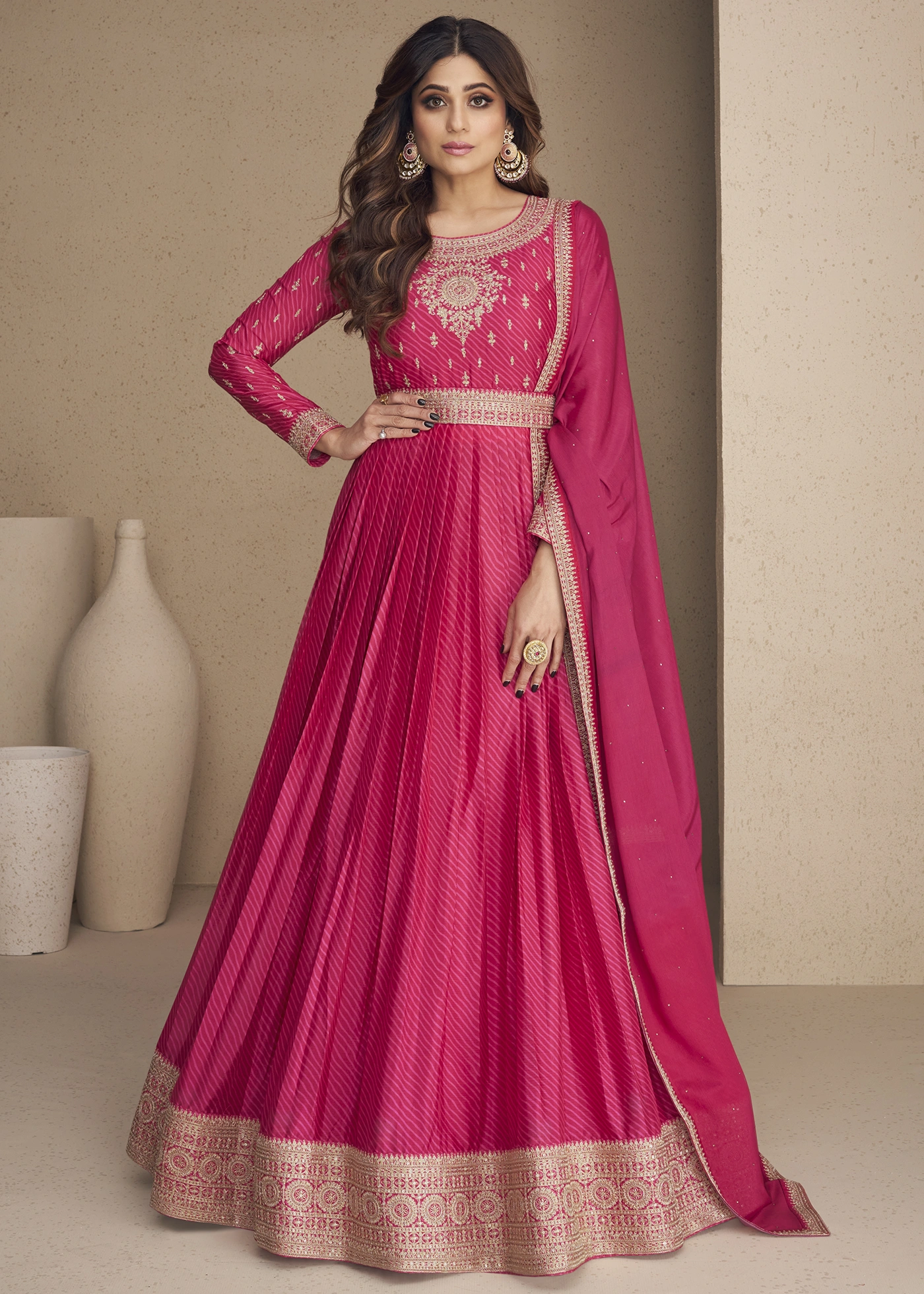 Net,Satin Dark Pink Party Wear Dress, Age Group: 3 To 5 Years at Rs 8000 in  Faridabad