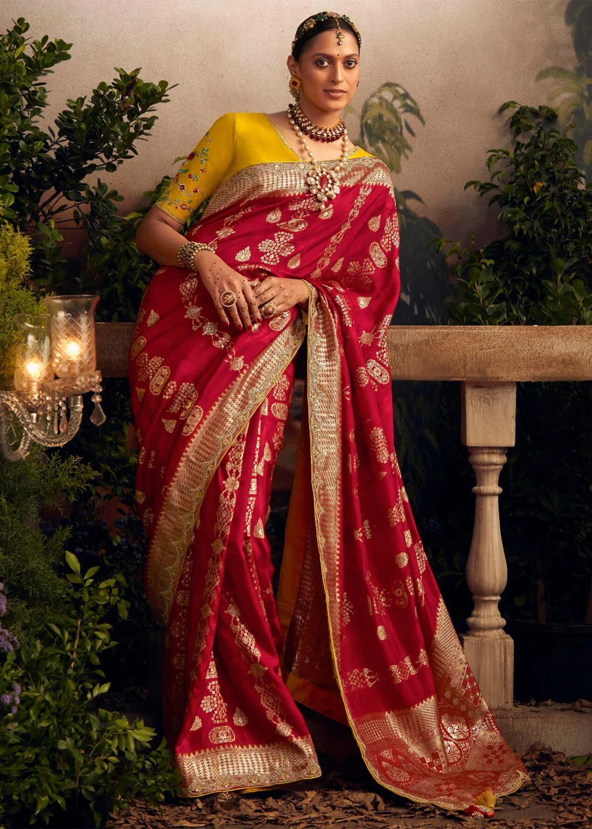 Bridal discount saree banarasi