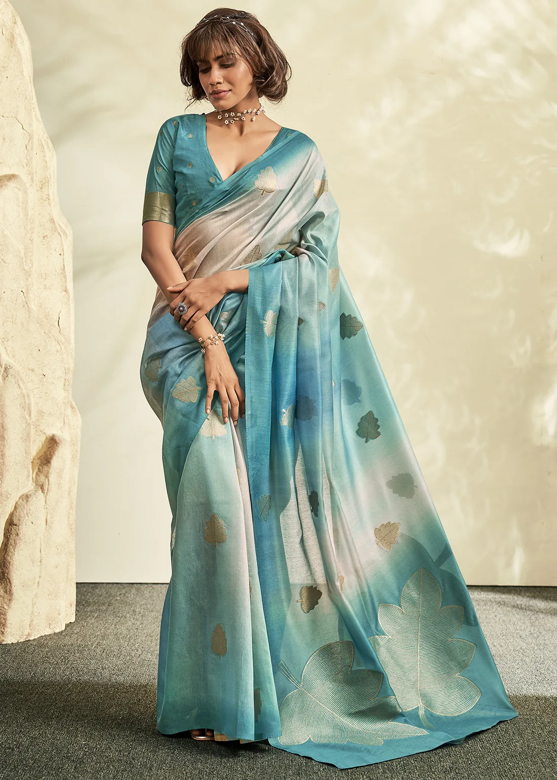 Silk khadi saree on sale